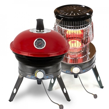 [캠쿡마스터] 뚝딱 올인원 휴대용 캠핑 난로/오븐/버너 풀세트 PGH-700 전용가방포함