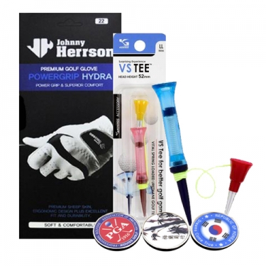 [코비스] 남성용 반양피 한손 골프장갑 세트 NFG-MBG1-V100M501