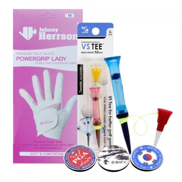 [코비스] 여성용 반양피 골프장갑 세트 NFG-WBG-V100M501