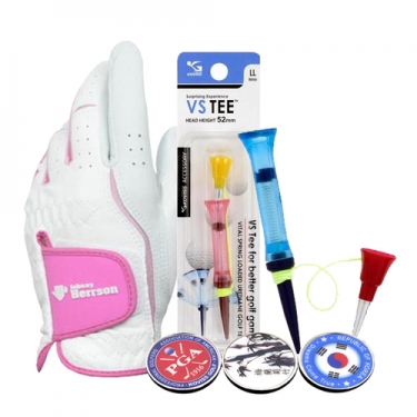 [코비스] 여성용 합피 골프장갑 세트 NFG-WHG-V100M501