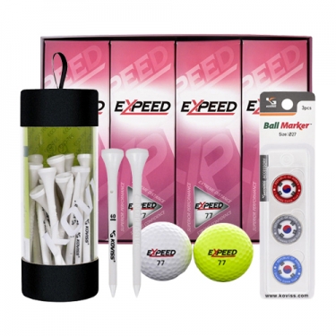 [코비스] 필드용품 볼,티,마커(디자인랜덤) 모음세트 X12ECO25M501