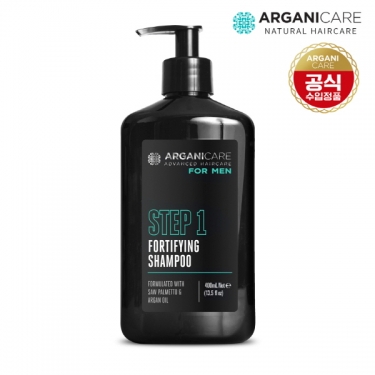 [아르가니케어] 한국 공식판매 맨 포티파잉 남성용 모근강화 샴푸 400ml