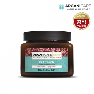 [아르가니케어] 한국 공식판매 아르간 헤어마스크(컬러모발용) 500ml