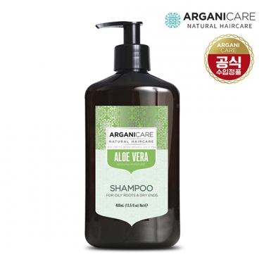 [아르가니케어] 한국 공식판매 알로에베라 샴푸 400ml