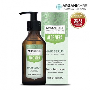 [아르가니케어] 한국 공식판매 알로에베라 헤어 세럼(건조모발용) 100ml