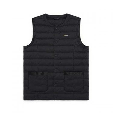 [내셔널지오그래픽] 스윙 덕다운 경량 베스트 N227MDV510 블랙