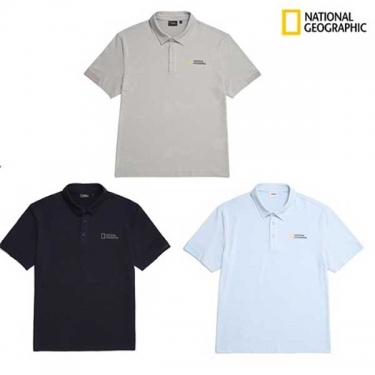 [내셔널지오그래픽] 코트나 스몰로고 피케(카라)  반팔티셔츠 N236MPL210