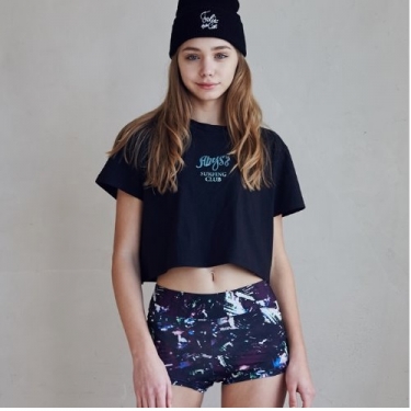 [아비스] 크롭티셔츠 WTT101 F사이즈