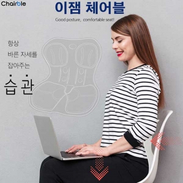 [이잼] 체어블 바른자세 허리교정 의자