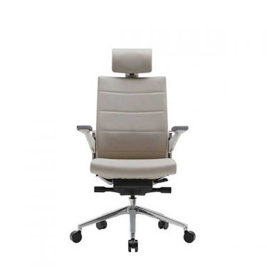 [시디즈] T80 화이트쉘 천연가죽 의자 T80HLDA1KK (직접배송 방문조립)