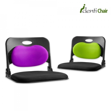 [아이덴티] 케리 요추 좌식체어 방습.항균소재적용 폴더형 접이식의자