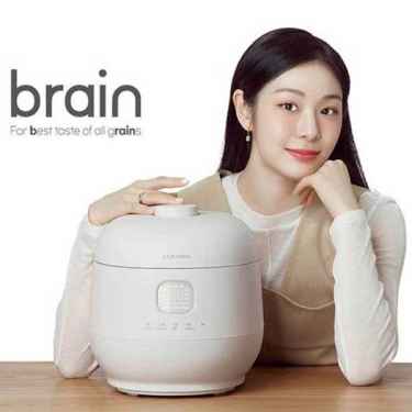 [쿠첸] 김연아 브레인 IH 6인용 듀얼 코팅 밥솥 CRH-TWK0641WSF