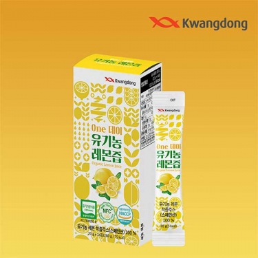 [광동] 원데이 유기농 레몬즙 20g x 14포 x 2박스