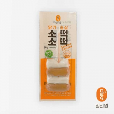 [밀리원] 닭가슴살 소떡소떡 80g