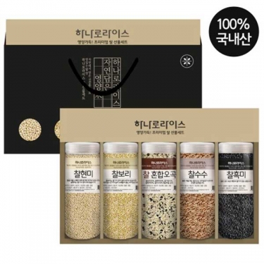 [하나로라이스] 건강담은 영양 찰잡곡 5종 선물세트