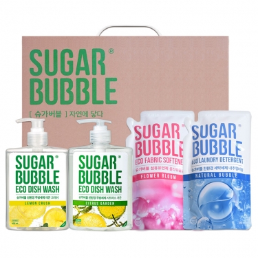 [슈가버블] 친환경 주방세제 4종세트