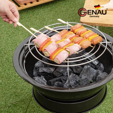 [제너] 접이식 캠핑겸용 무쇠 화로대+전용가방