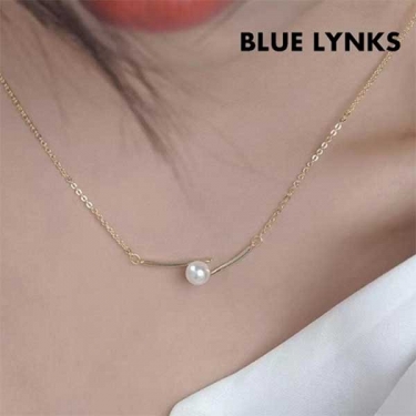 [블루링스] TAG 실버 S925 쓰리 큐빅 목걸이 BLM-TAG01