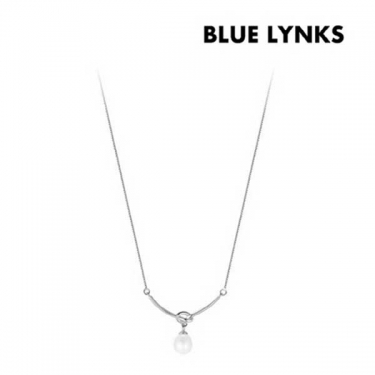 [블루링스] 실버 S925 리본 진주 목걸이 BLM-TNG01