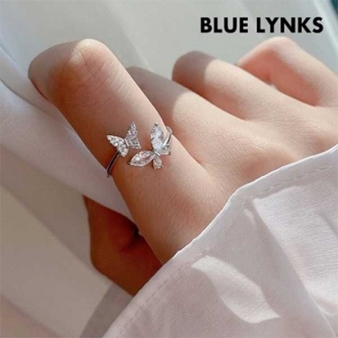 [블루링스] 실버 S925 트임 조절 가능 투나비 반지 BLM-TNS01