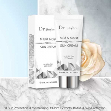 [닥터지니힐] 마일드 앤 모이스트 선크림 50ml (SPF 50+, PA+++)