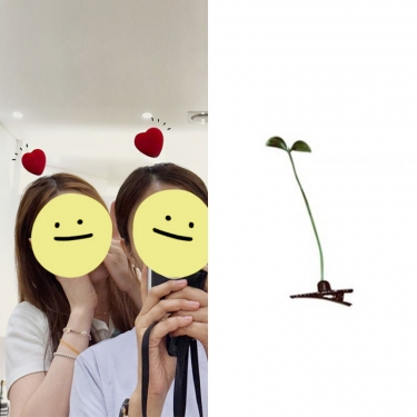 단체행사 머리핀 새싹삔 응원 놀이공원 콘서트