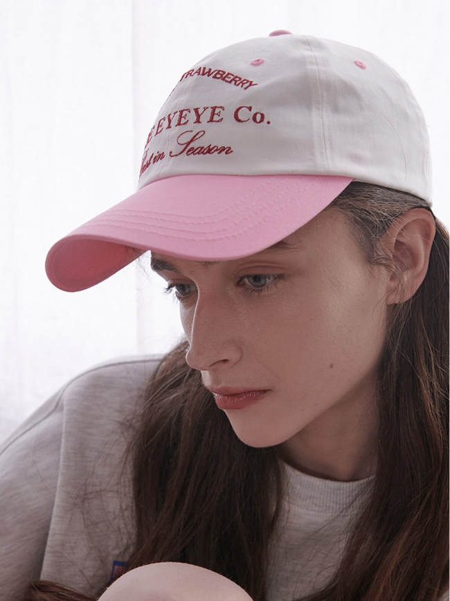 [인기 | 재입고] EYEYE Co. CAP_PINK (EEOR1AHY01W)