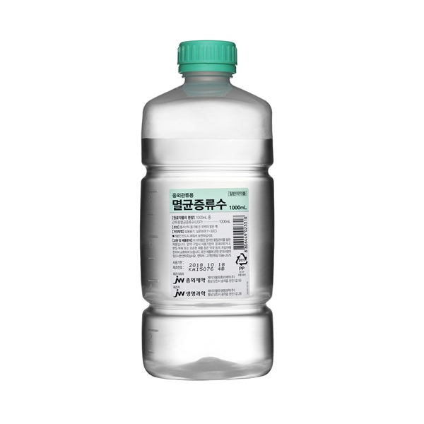 중외관류용멸균증류수(1000ml*1PB)