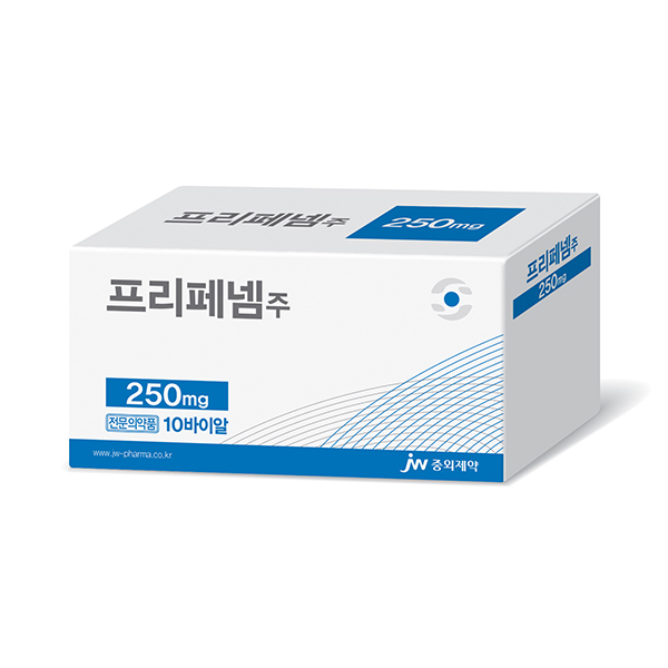 프리페넴주250mg(10V)_실라스타틴나트륨/이미페넴수화물