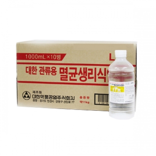 대한관류용멸균생리식염수(1000ml*1PB)