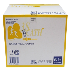 덕우_혈관내튜브/정맥카테타(IV-Catheter)_(50개입/박스)