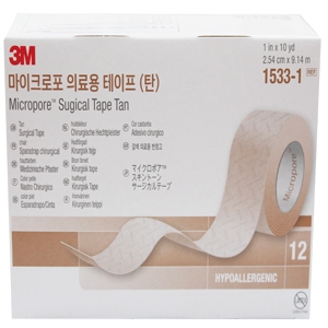 3M_종이반창고/의료용테이프/마이크로포(Micropore)_살색