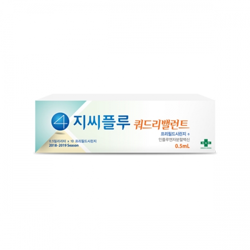 [생물]지씨플루쿼드리밸런트PFS주(0.5ml*10PF)_4가독감백신