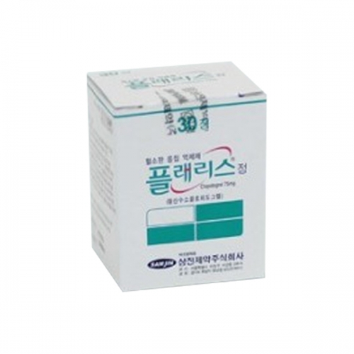 플래리스정75mg(300T)_클로피도그렐황산수소염