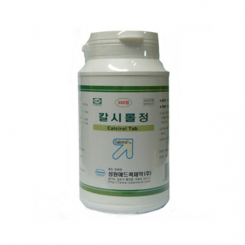 칼시롤정1250mg(300T)_농축콜레칼시페롤과립/탄산칼슘