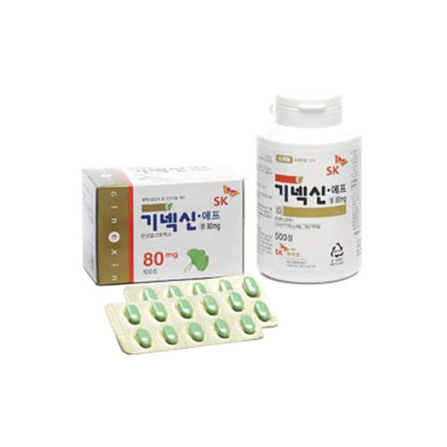 기넥신에프정80mg(500T)_은행엽건조엑스