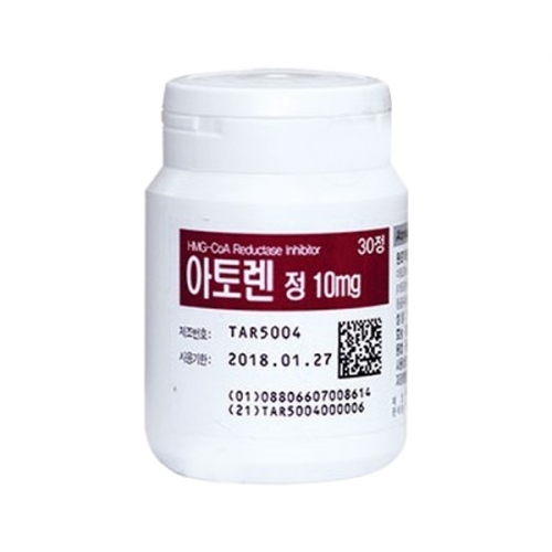 아토렌정10mg(100T)_아토르바스타틴칼슘