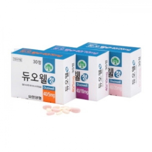 듀오웰정80/5mg(30T)_로수바스타틴칼슘/텔미사르탄