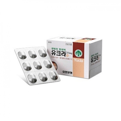 유크라정375mg(90T)_아목시실린수화물/묽은클라불란산칼륨