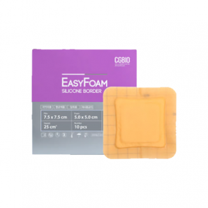 시지바이오 이지폼 실리콘보더 드레싱 습윤 밴드 7.5x7.5cm (10개입)