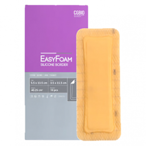 시지바이오 이지폼 실리콘보더 드레싱 습윤 밴드 5.5x13.5cm (10개입)