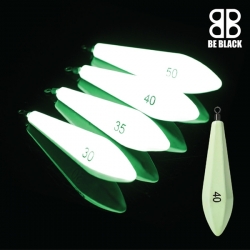 비블랙 육각형 야광추 바다봉돌 바다무게추