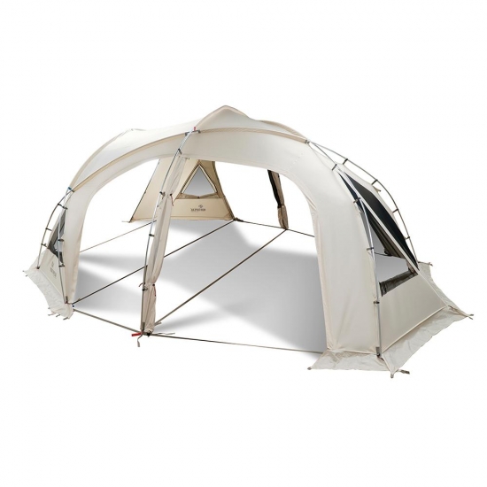 노스피크 최신형 클리브랜드 소이밀크 / 캠핑 4인용 거실형 텐트 대형