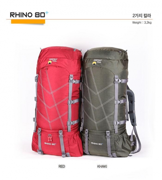 미스테리월 RHINO 80L-Plus 등산배낭 캠핑 낚시 백팩킹