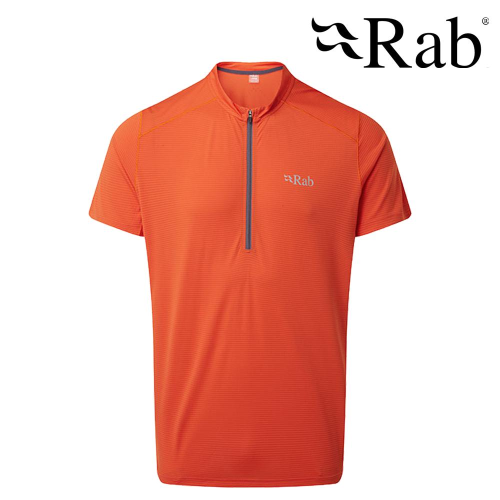 RAB 랩 신형 소닉 SS 짚 티셔츠 남성 QBU-95 / 정식수입 등산 짚업 산행