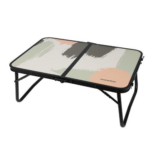 스노우라인 미니테이블 캠핑 낚시 차박 휴대용 접이식 테이블