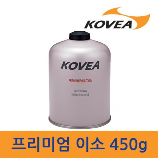 코베아 이소가스 / 450g 낚시용 캠핑용 나사식 부탄가스 -10℃ 가능