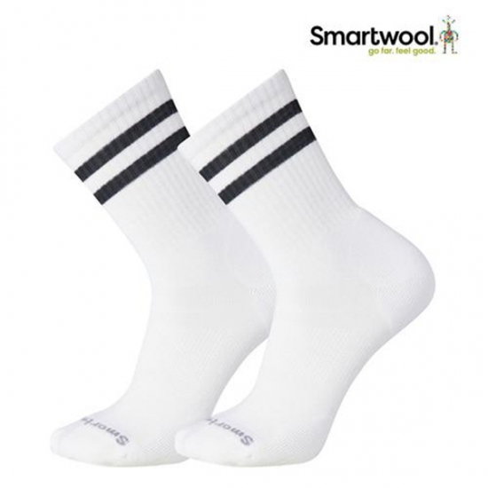 스마트울 Athletic Targeted Cushion Stripe Crew 2P Socks 남성용 (SWC3AWS031)