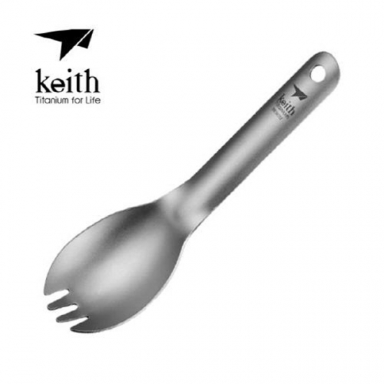 키이스 KE Small Titanium Spork (Ti5312) / 티타늄 스포크