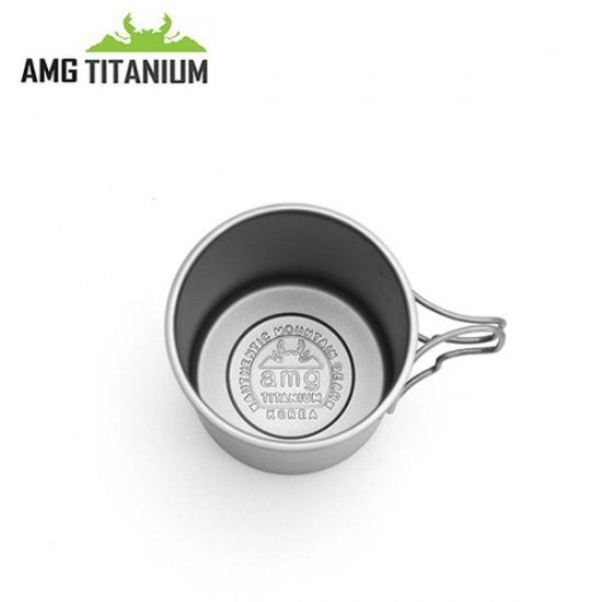 AMG 티탄늄 싱글머그컵 샌딩 340ml